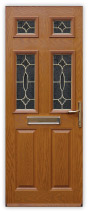 Composite Door Range - 2 panel 4 square