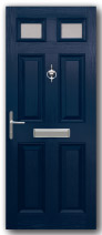 Composite Door Range - 4 panel 2 square